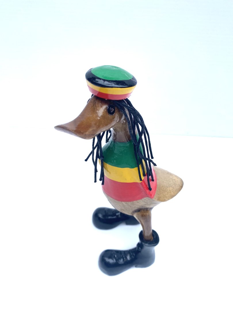 Bob Marley Rasta Bamboo Root Duck