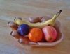 Wooden Hand Fruit bowl