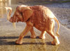 Wooden Elephant with Saddle Large