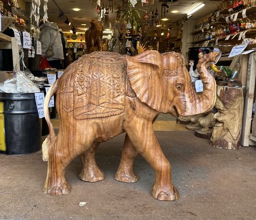 Elephant Wood Carving